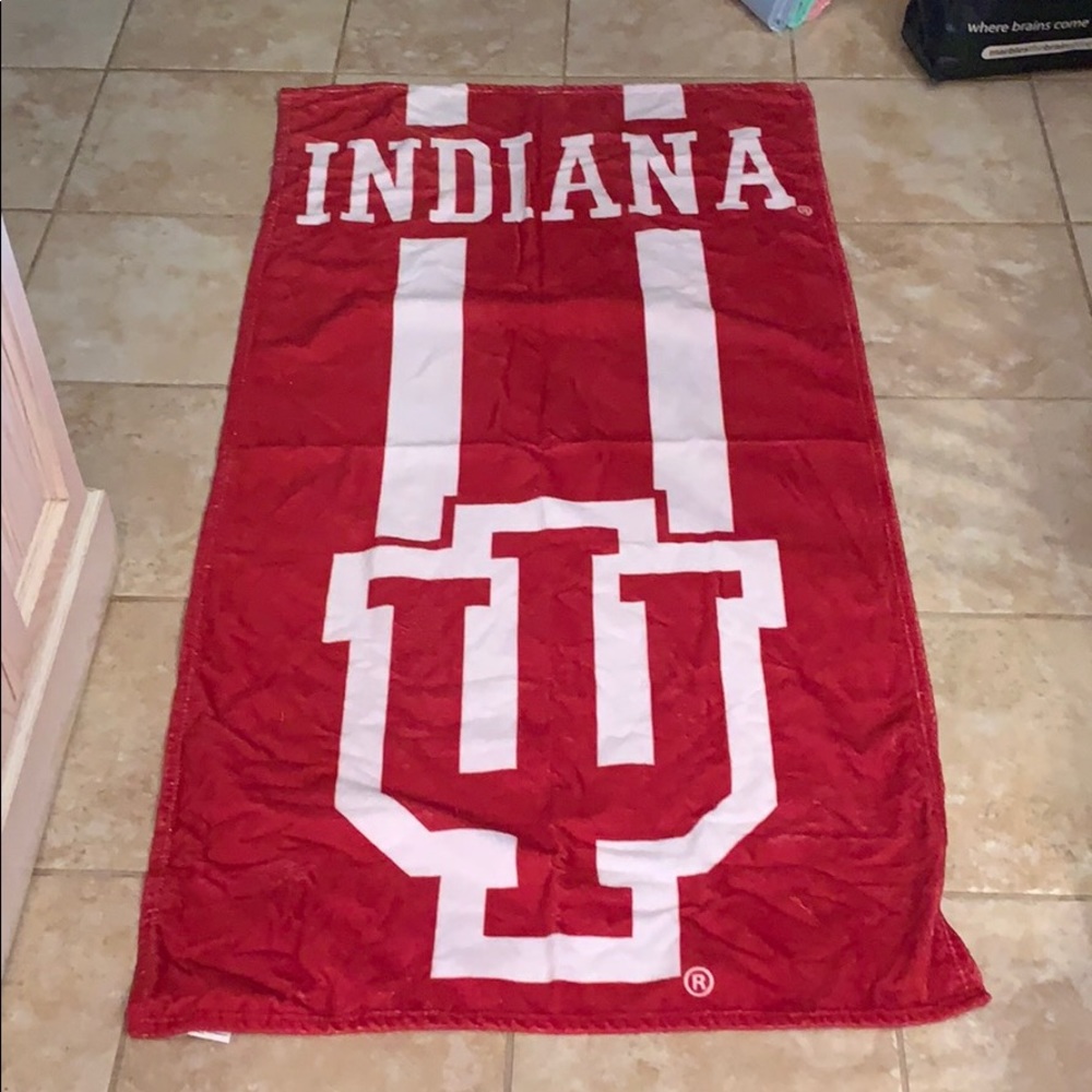 Indiana university beach towel
